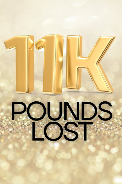 At Life IV Weight Loss, we’re excited to share a monumental milestone—our clients have collectively lost over 11,000 pounds!